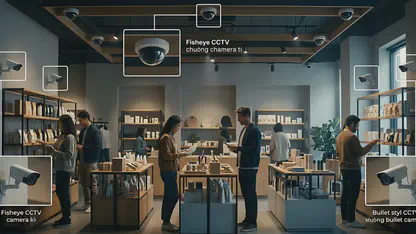 Hình ảnh giải pháp camera giám sát trong cửa hàng và chuỗi bán lẻ