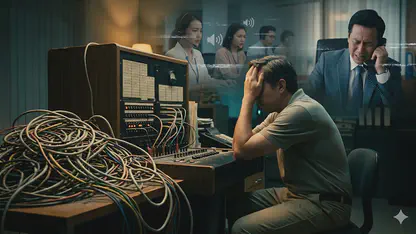 Hình ảnh tổng đài analog lỗi thời