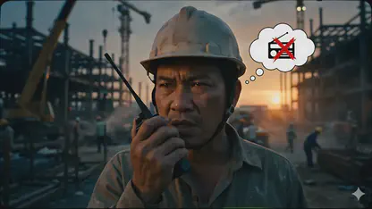 Hình ảnh bộ đàm mất kết nối
