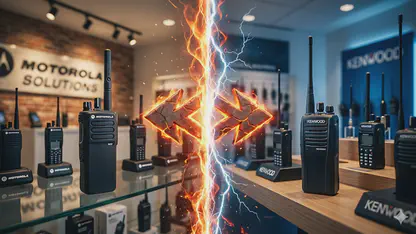 Hình ảnh nên mua bộ đàm Motorola hay Kenwood