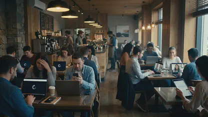 Hình ảnh wifi quán cà phê bị quá tải và cách xử lý