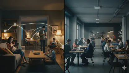Hình ảnh so sánh Mesh Wifi và AP Wifi và cái nào tốt hơn